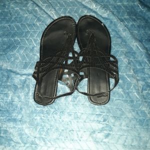 Black sandals